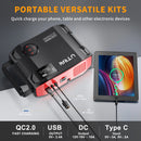 UTRAI 4 In 1 2000A Jump Starter Power Bank 16000mAh 150PSI Air Compressor Tire Pump Portable Charger Car Booster Starting Device